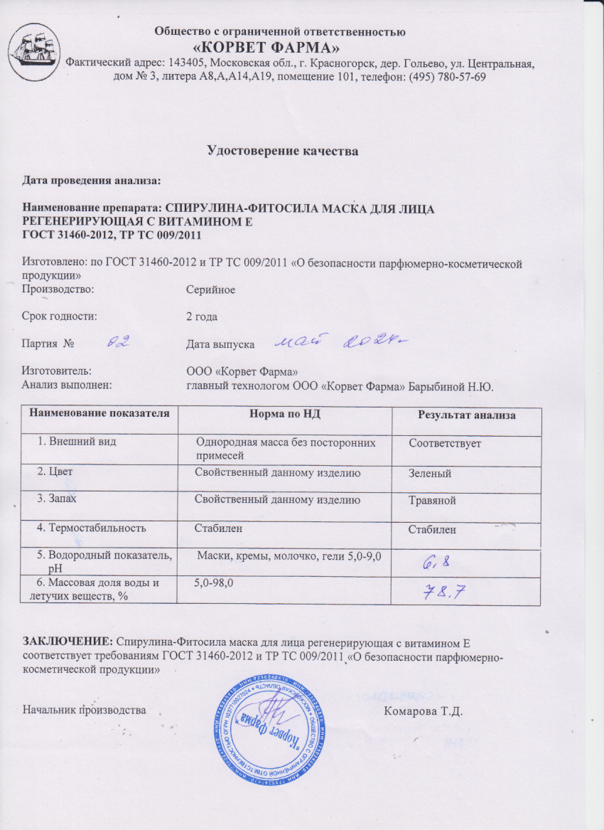 Паспорт №05202402